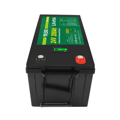 Bateria 25,6 V Lifepo4 24 V 200 Ah íon de lítio para armazenamento de energia do sistema de ciclo profundo