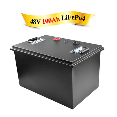 Bateria de íon de lítio à prova d'água de célula prismática Lifepo4 16s 48v Bms 100ah
