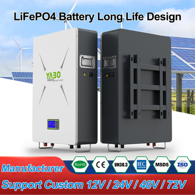 10kwh 51.2v 200ah Lifepo4 bateria de lítio sistema de armazenamento de energia solar ciclo profundo faça você mesmo
