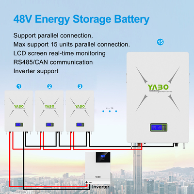 DIY Lifepo4 Powerwall 48V 170Ah 200Ah 230Ah Sistema de armazenamento de energia solar