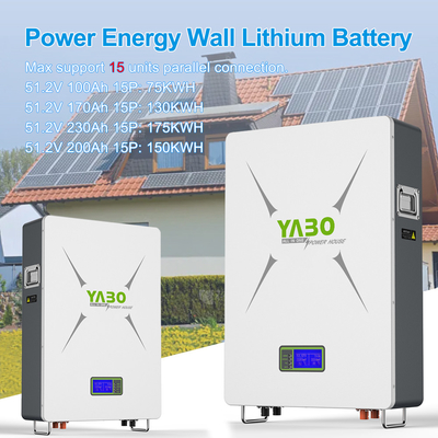 DIY Lifepo4 Powerwall 48V 170Ah 200Ah 230Ah Sistema de armazenamento de energia solar