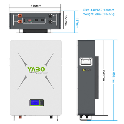 150Ah 230Ah 48V 72V Lifepo4 Bateria Powerwall Lítio Ferro Fosfato Células Prismáticas