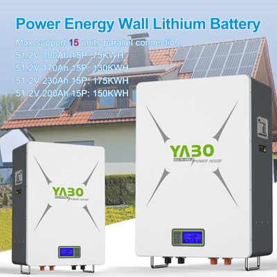 Bateria Solar Lifepo4 Powerwall 5kwh 10kwh Transporte portátil 48v 200ah