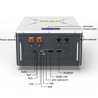 Bateria de lítio 10kwh 51,2 V 200ah Lifepo4 48v Powerwall DIY