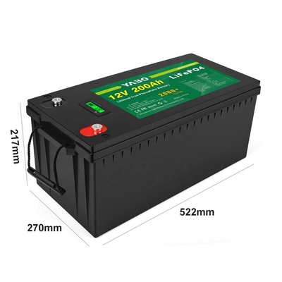 24V 36V 48V 12V Lifepo4 bateria 12v 200ah iate armazenamento solar UPS