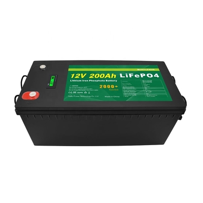 Lifepo4 12v 200ah bateria de fosfato de ferro de lítio para UPS Solar