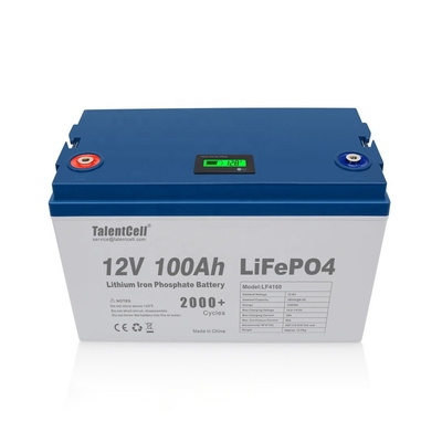 Bateria de golfe Lifepo4 Solar RV recarregável 100ah 12v bateria de lítio lifepo4