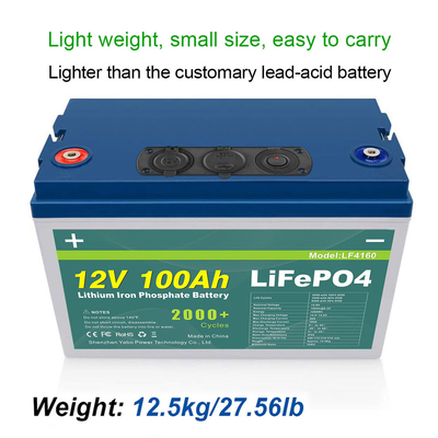24V 36V 48V 72V 12v 100ah Lifepo4 bateria BMS ferro de lítio ácido-chumbo embutido