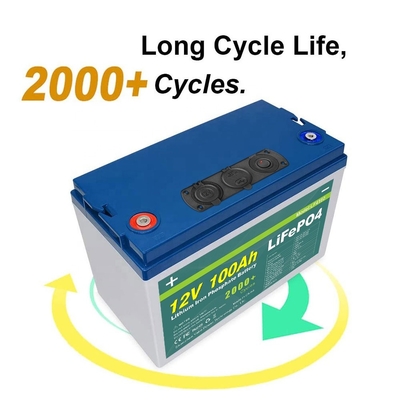 100ah Lifepo4 12v Baterias Solar Bms BARCOS UPS Carrinhos de Golfe