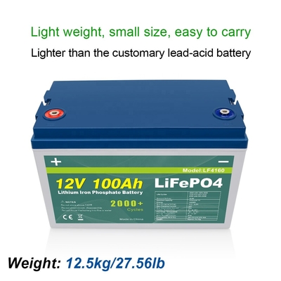 24V 36V 48V 200Ah 300Ah 400Ah Lítio 12v 100ah Ciclo Profundo Lifepo4 Bateria Solar Marinha Rv