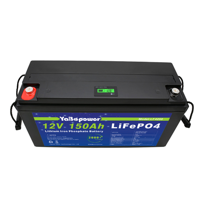 Bateria recarregável de fosfato de íon de lítio Lifepo4 12 volts 150ah 160ah 180ah