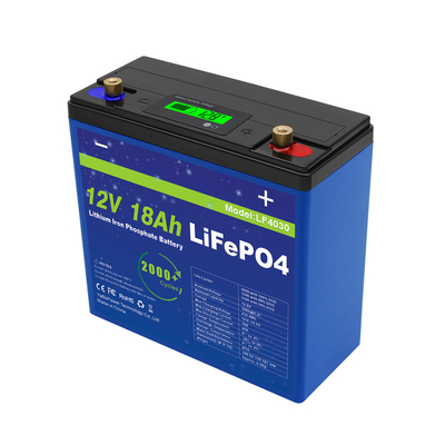 Bateria recarregável 10ah 15ah 18ah 22ah Lifepo4 Bateria recarregável 12v Lifepo4 Ebike