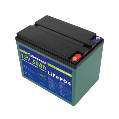 Bateria recarregável 12v 50ah Lifepo4 2.000 ciclos profundos