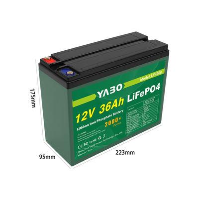 32700 12v 36ah ciclo profundo bateria lifepo4 recarregável