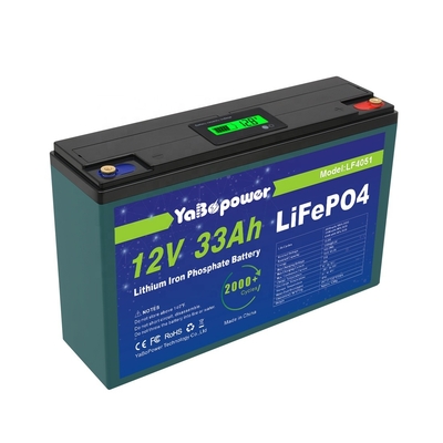 Bateria de fosfato de ferro de lítio 33Ah 12V Lifepo4 32700
