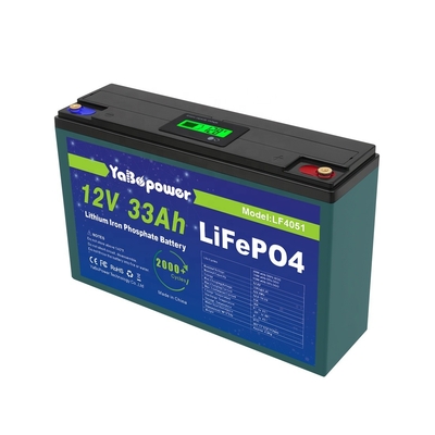 Bateria de fosfato de ferro de lítio 33Ah 12V Lifepo4 32700