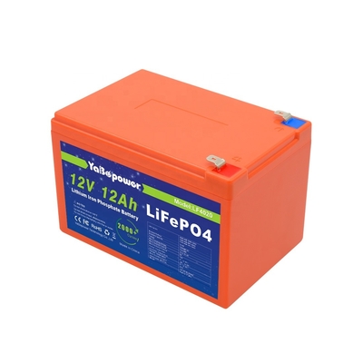 12,8v 12v 12ah Lifepo4 bateria recarregável corrente de descarga 6A