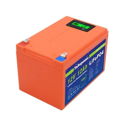 Bateria 6A Lifepo4 de corrente de descarga 12v 12Ah com certificação CE com capacidade proeminente