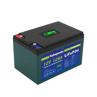 Venda imperdível bateria personalizada de fábrica 12v 12ah descarga corrente 6a lifepo4 com capacidade proeminente