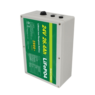 Bateria 26,4Ah 24V Lifepo4 Marine Vida útil mais longa