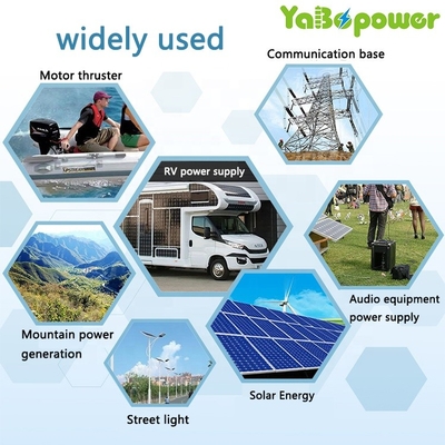 32650 24V Lifepo4 Bateria Bms Células Sistema de Geração de Energia Eólica 25,6V 200Ah
