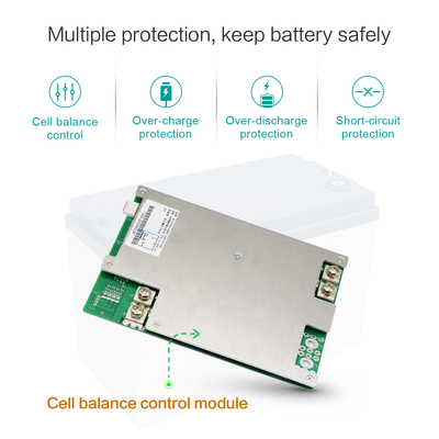 Bateria de carrinho de golfe 25,6 V 52,8 Ah Lifepo4 1351,68 Wh UPS de íon de lítio