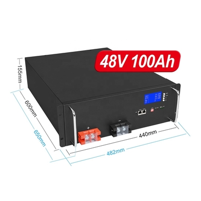 Bateria 48v 100 Amp Hora Lifepo4 Ciclo Profundo 4000 Sistema de Armazenamento de Parede de Energia Solar