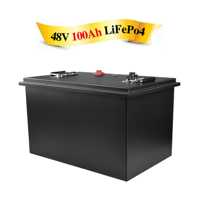 Bateria 48v 100ah Lifepo4 para veículos elétricos Bms Li Ion baterias