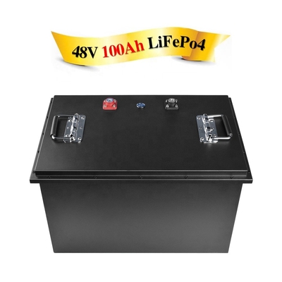 48v 51.2V 100AH ​​à prova d'água Lifepo4 bateria elétrica bicicleta íon de lítio solar