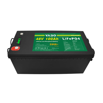 51,2v 100ah 48v Lifepo4 bateria solar de alta capacidade à prova d'água