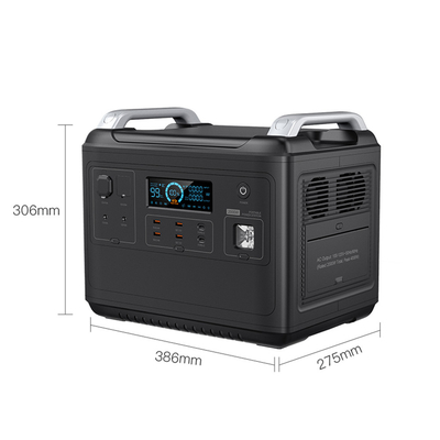 Central elétrica portátil LiFePO4 para ar condicionado geladeira casa 2000 w Lifepo4 ups gerador solar