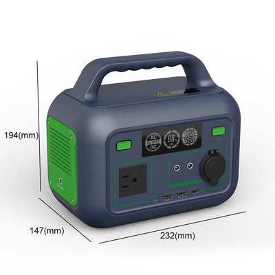 Central elétrica portátil de fosfato de ferro com gerador solar 300 w 300 watts