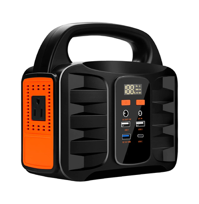 Central elétrica portátil movida a energia solar 220 v ac tomada 150 w 50000 mah fonte gerador