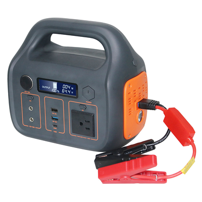Casa 110 v 220 v gerador solar de acampamento 300 w estação de energia portátil ao ar livre com partida do carro
