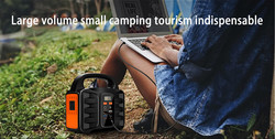 Estação de gerador solar portátil bateria de lítio 150 W laptop acampamento emergência