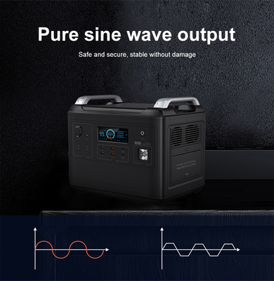 Ups Lithium Portable Power Station Lifepo4 Solar 2000W 1000 Watt Bidirecional Rápido