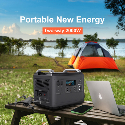 Ups Lithium Portable Power Station Lifepo4 Solar 2000W 1000 Watt Bidirecional Rápido