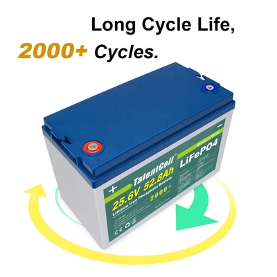 Bateria de fosfato ferroso de íon de lítio Lifepo4 para ev 24v 50ah