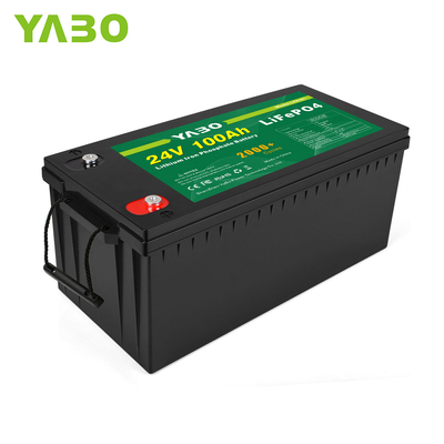 Célula de bateria 100Ah 24V Lifepo4 para sistemas de armazenamento de energia solar UN38.3