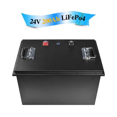 Ferramenta elétrica à prova d'água 24V Lifepo4 Bateria Lítio Ferro Fosfato 200Ah Folha de Metal