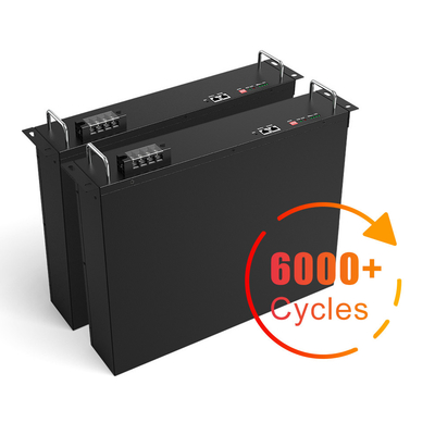 Bateria de íon de lítio de alta energia 48V 50Ah 100Ah LiFePO4 para sistemas de armazenamento de energia solar
