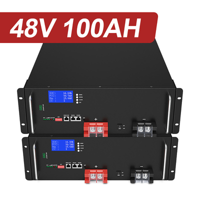 Bateria do íon 100Ah 48V LiFePO4 do lítio para sistemas do armazenamento de energia solar
