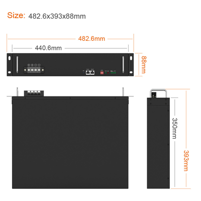 Sistemas 48V 50Ah de Ion Battery Pack Electric Power do lítio do sistema do armazenamento de energia