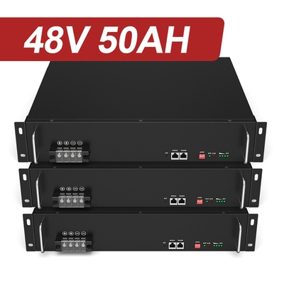 Lítio feito sob encomenda Ion Batterie 48V 50Ah LiFePO4 do armazenamento de energia
