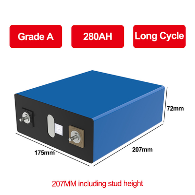 Super venda 3.2V 280Ah Lifepo4 Bateria Célula 4000 Ciclos grau A Revolucionário3.2V 280Ah
