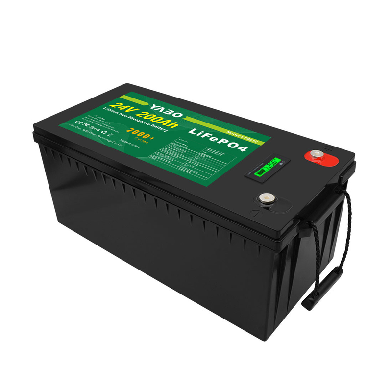 Bateria 25,6 V Lifepo4 24 V 200 Ah íon de lítio para armazenamento de energia do sistema de ciclo profundo