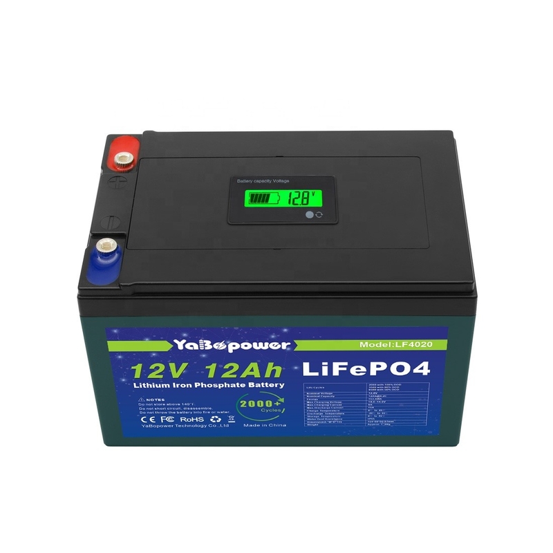 Venda imperdível bateria personalizada de fábrica 12v 12ah descarga corrente 6a lifepo4 com capacidade proeminente