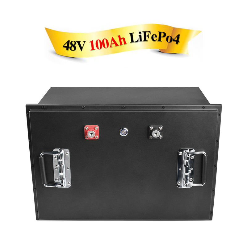 Bateria 48v 100ah Lifepo4 para veículos elétricos Bms Li Ion baterias