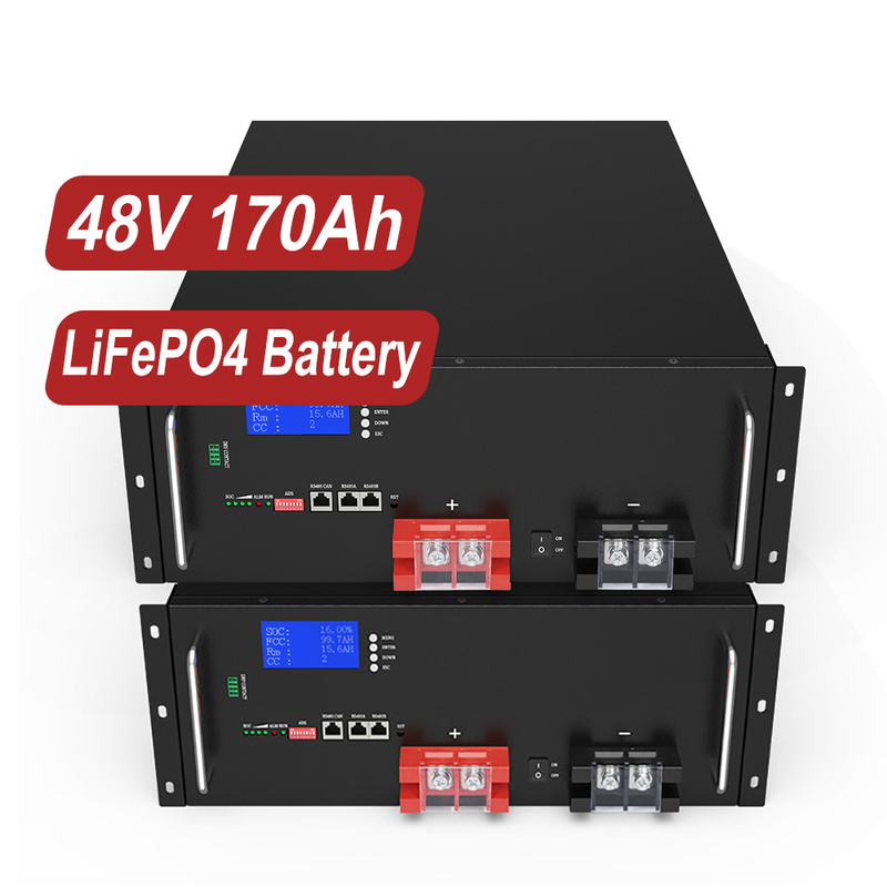 Pacote de bateria de ciclo profundo personalizado de alta qualidade 3,2V 16S1P 170Ah Armazenamento de energia 48V LiFePO4 bateria de lítio